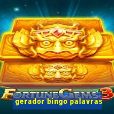 gerador bingo palavras